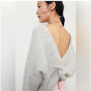 ba&sh Gray Crew Neck Sweater